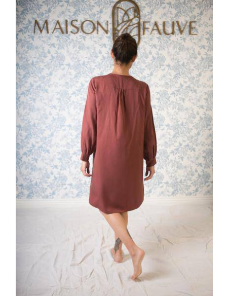 Patron robe chemise Atlas /   Maison Fauve