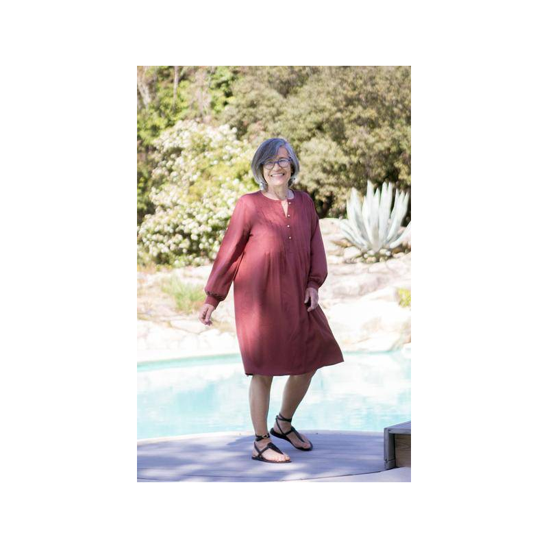 Patron robe chemise Atlas /   Maison Fauve