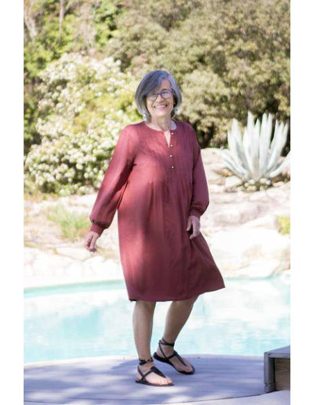 Patron robe chemise Atlas /   Maison Fauve