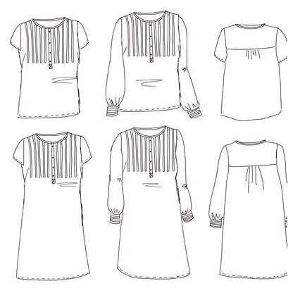 Patron robe chemise Atlas /   Maison Fauve 2