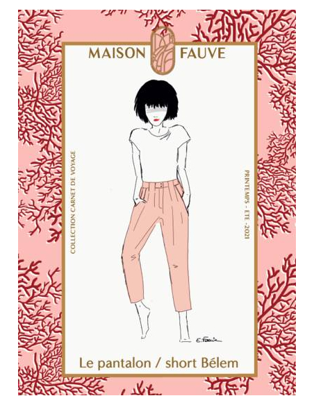 Patron couture pantalon Bélem / Maison Fauve