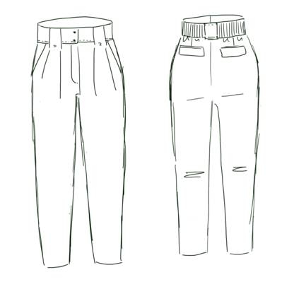 Patron couture pantalon Bélem / Maison Fauve 2