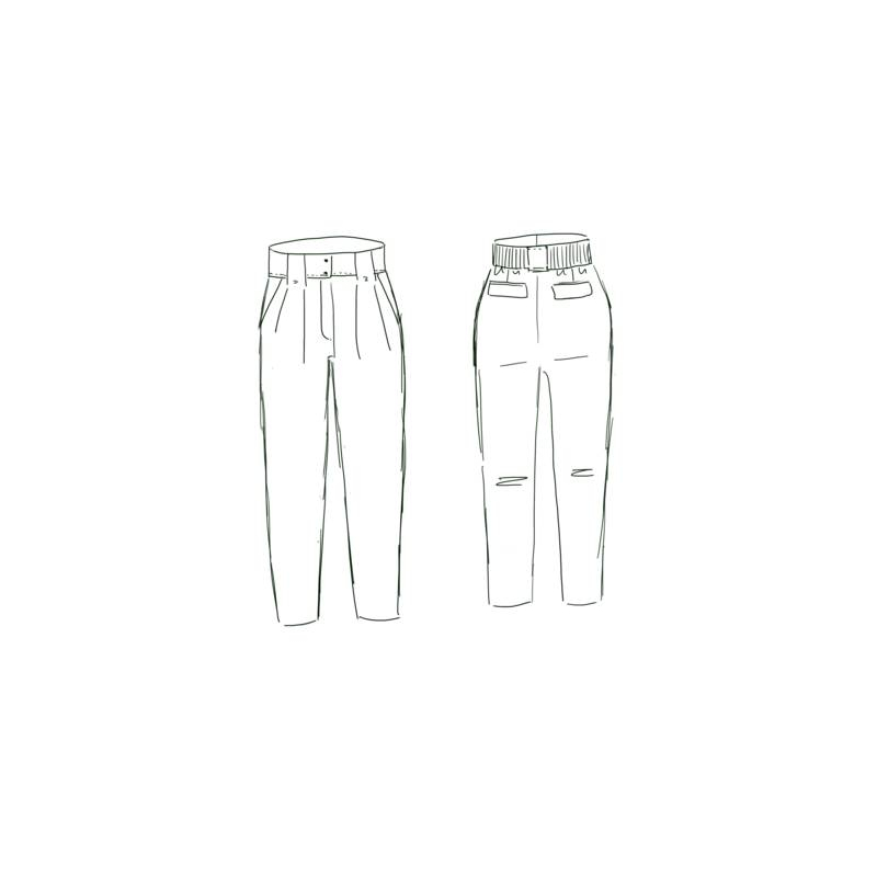 Patron couture pantalon Bélem / Maison Fauve