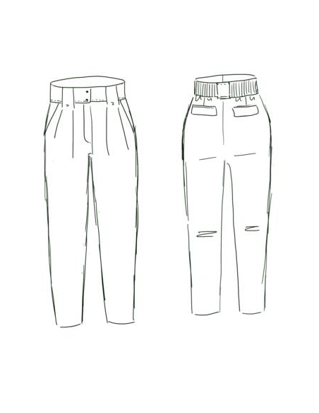 Patron couture pantalon Bélem / Maison Fauve