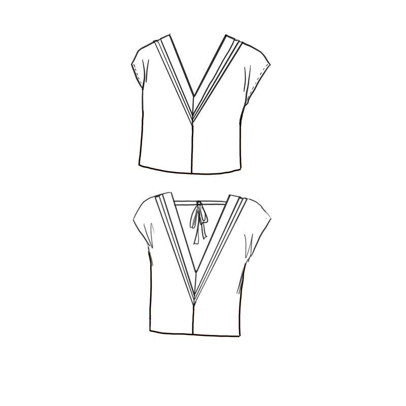 Patron robe, top Byzance /  Maison Fauve