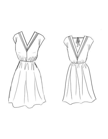 Patron robe, top Byzance /  Maison Fauve