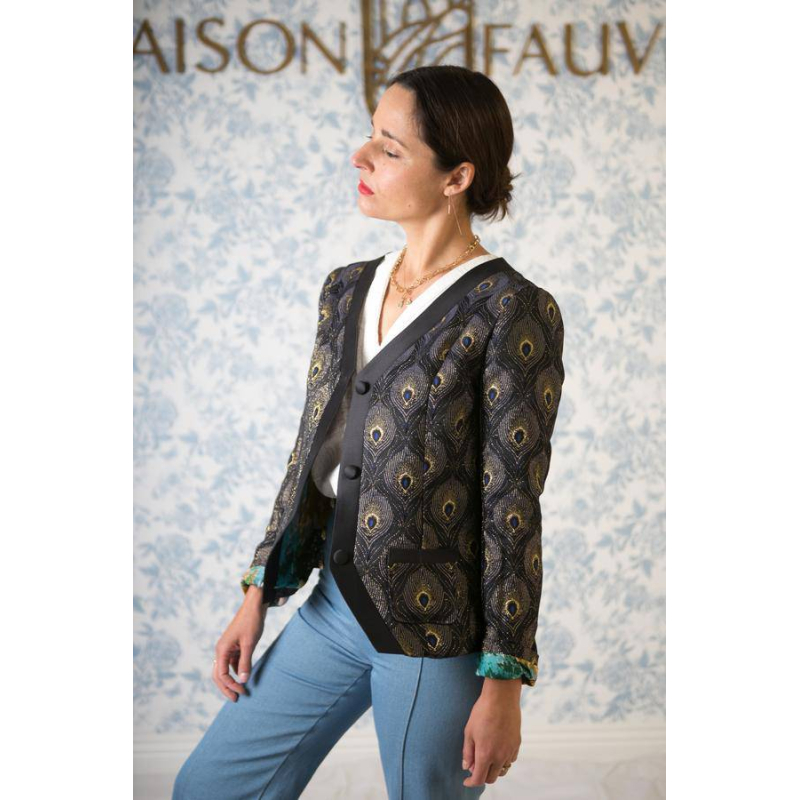 Patron couture veste Ispahan / Maison Fauve