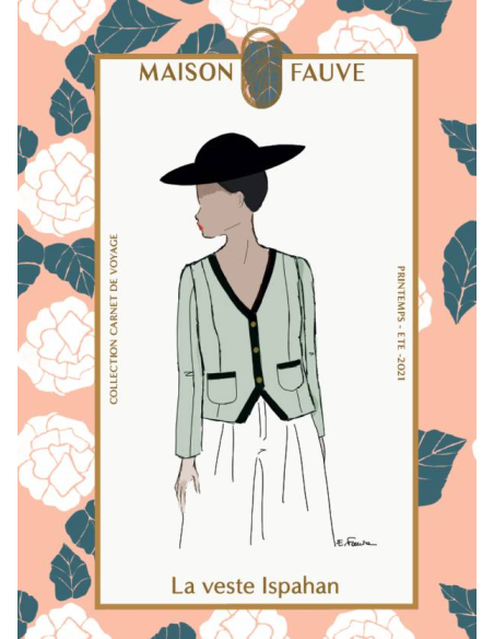 Patron couture veste Ispahan / Maison Fauve