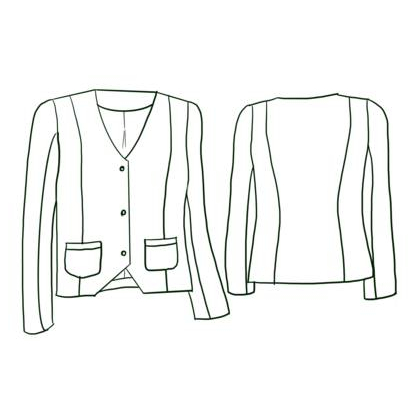 Patron couture veste Ispahan / Maison Fauve 2