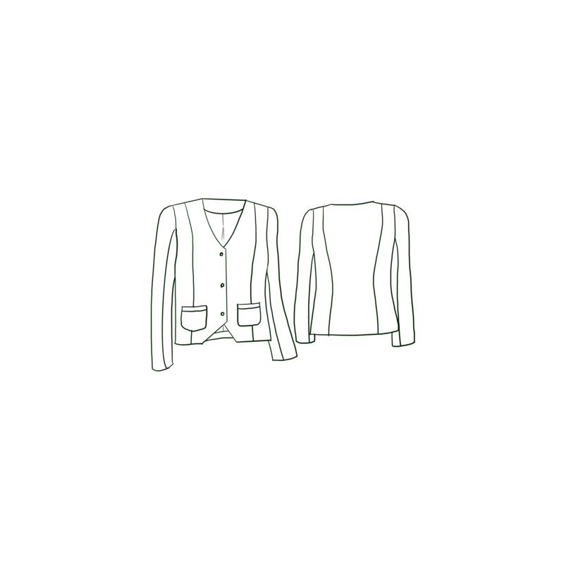 Patron couture veste Ispahan / Maison Fauve