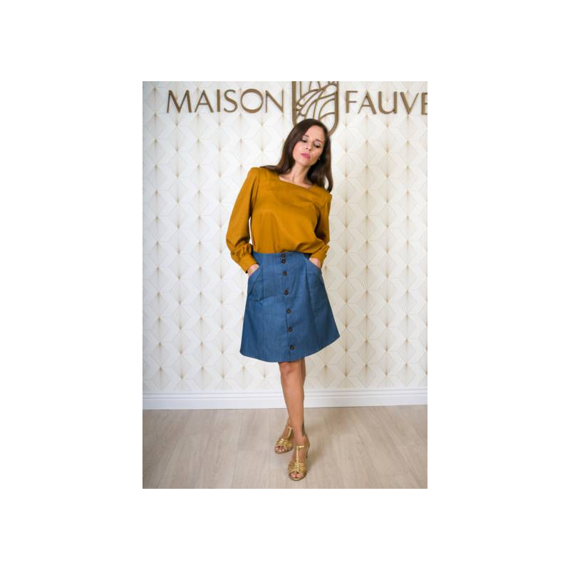 Patron jupe Kim / Maison Fauve