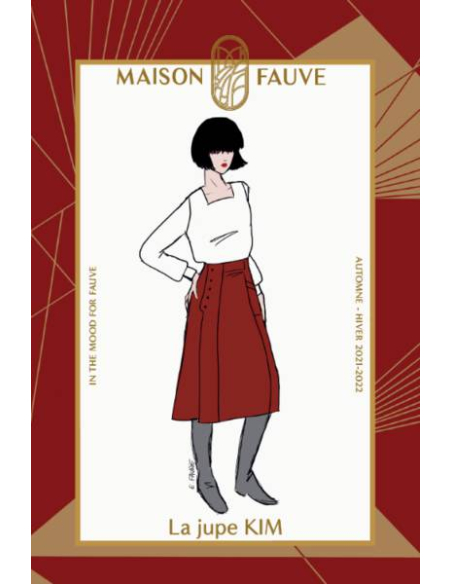 Patron jupe Kim / Maison Fauve