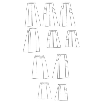 Patron jupe Kim / Maison Fauve 2