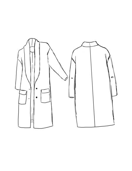 Patron manteau Pam / Maison Fauve