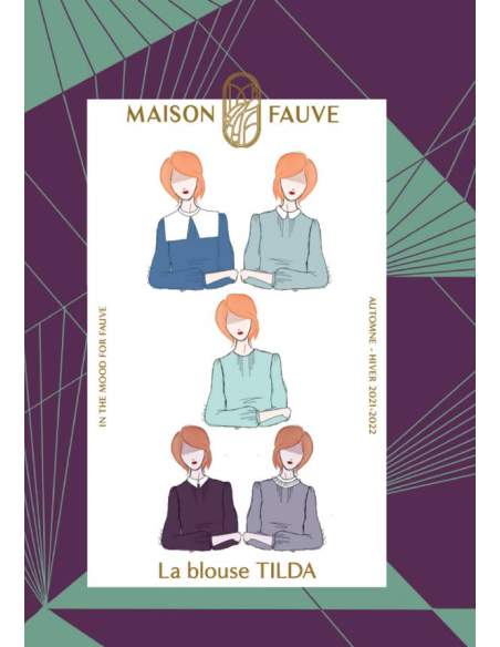 Patron couture blouse Tilda / Maison Fauve