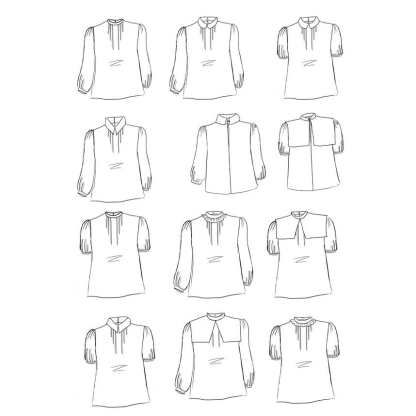 Patron couture blouse Tilda / Maison Fauve 2
