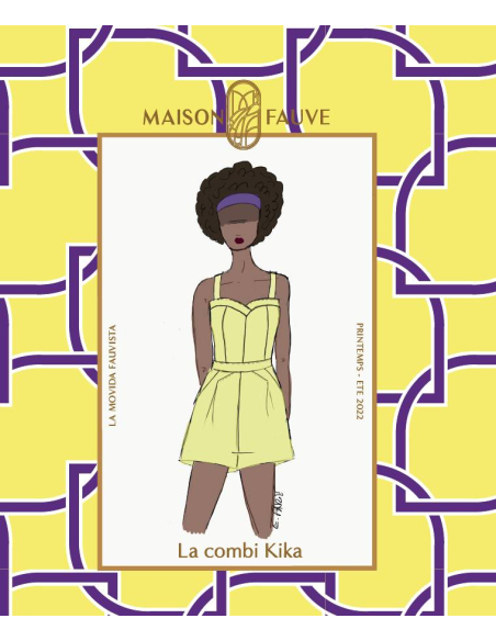 Patron couture combinaison Kika / Maison Fauve