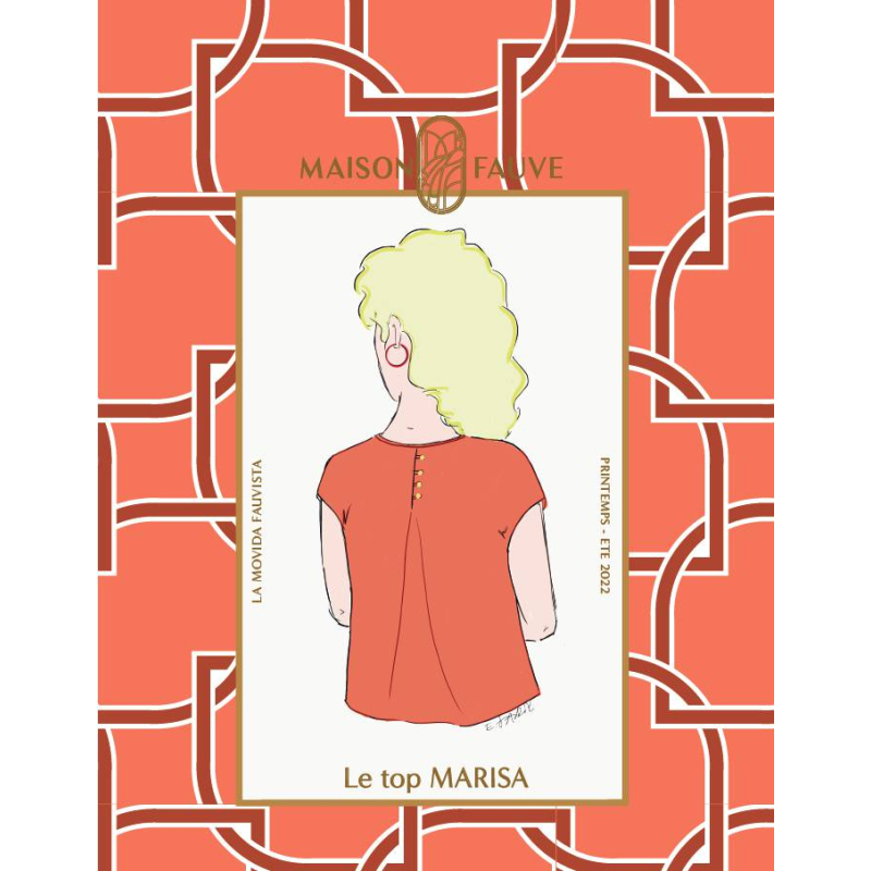 Patron couture top Marisa / Maison Fauve