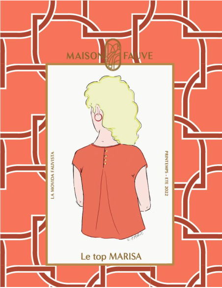 Patron couture top Marisa / Maison Fauve