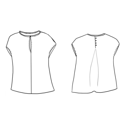 Patron couture top Marisa / Maison Fauve 2