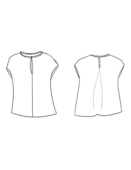 Patron couture top Marisa / Maison Fauve