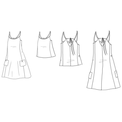 Patron couture robe Paola /  Maison Fauve 2