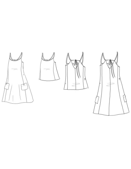 Patron couture robe Paola /  Maison Fauve