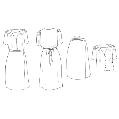 Patron couture robe Pénélope /  Maison Fauve 2