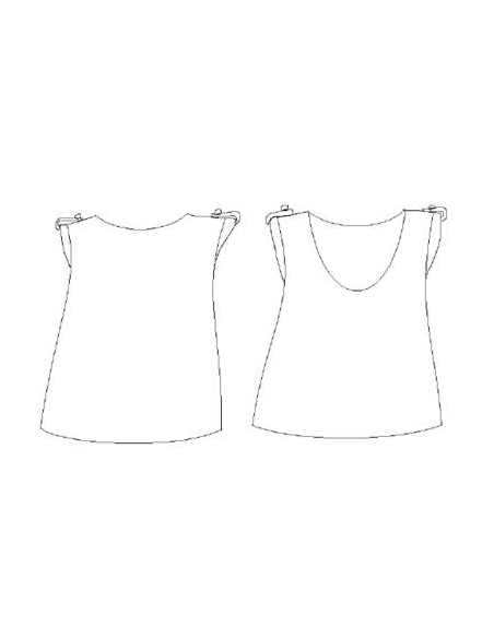 Patron top Sirocco / Maison Fauve