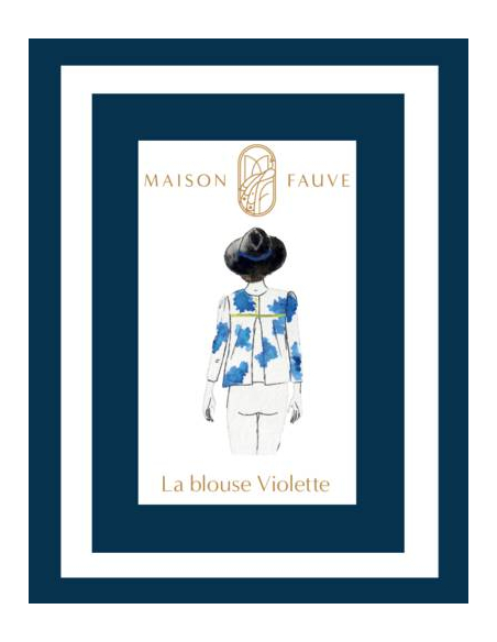 Patron couture blouse Violette / Maison Fauve