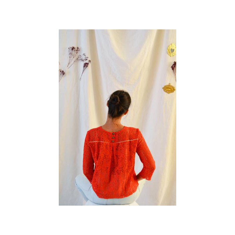 Patron couture blouse Violette / Maison Fauve