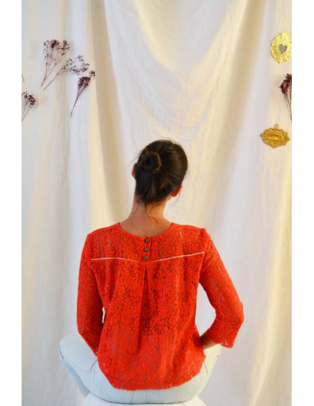 Patron couture blouse Violette / Maison Fauve