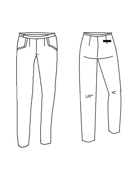 Patron pantalon cigarette Loulou / Maison Fauve