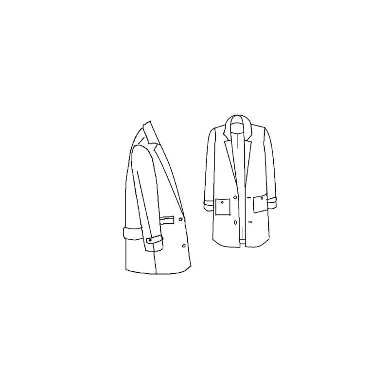 Patron manteau Ray / Maison Fauve