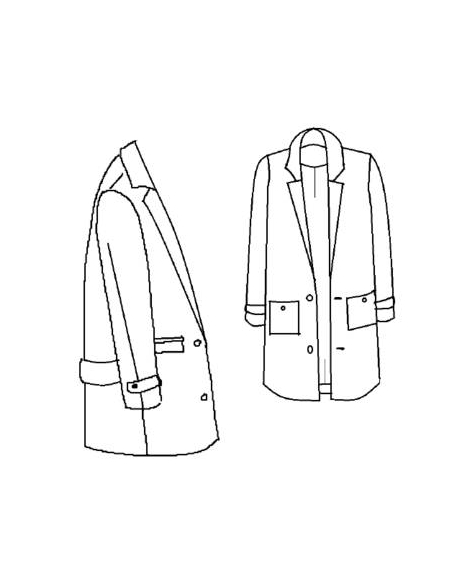 Patron manteau Ray / Maison Fauve