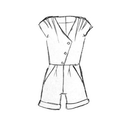 Patron combishort, robe Eclipse / Maison Fauve 2
