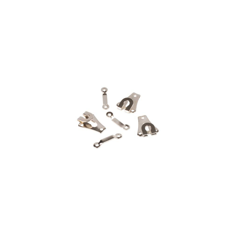Agrafes de fermeture pour pantalon G7 (3 pcs Argentées)