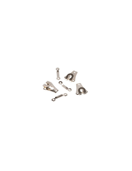 Agrafes de fermeture pour pantalon G7 (3 pcs Argentées)