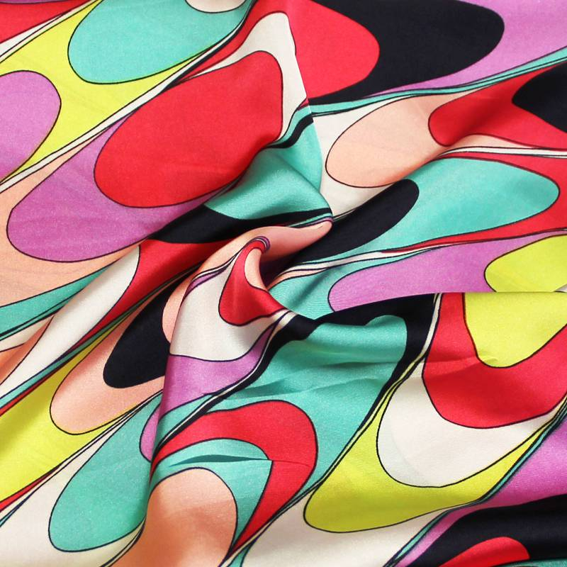 Satin de polyester - Adèle multicolore