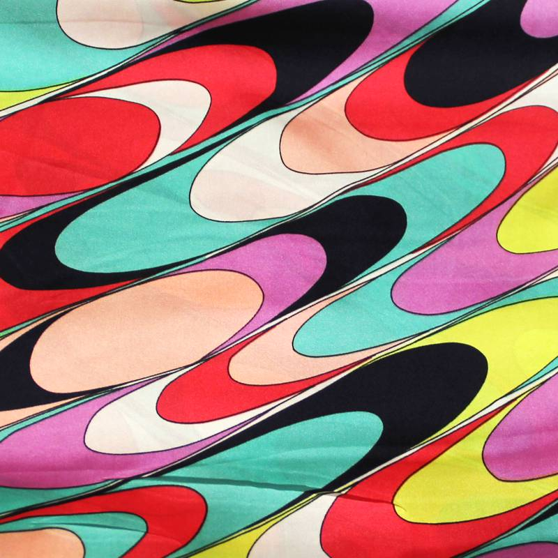 Satin de polyester - Adèle multicolore