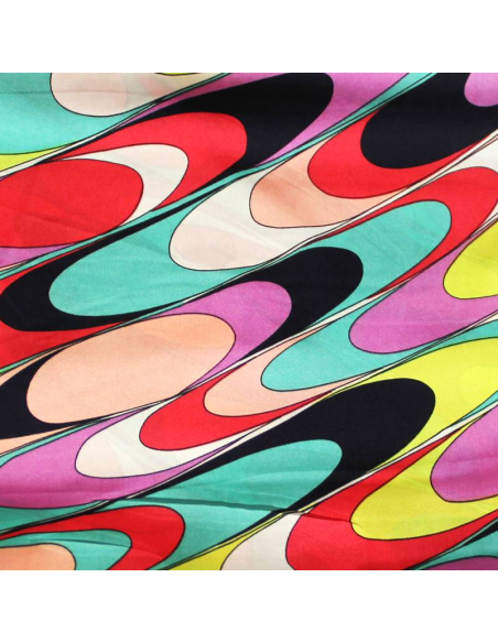 Satin de polyester - Adèle multicolore