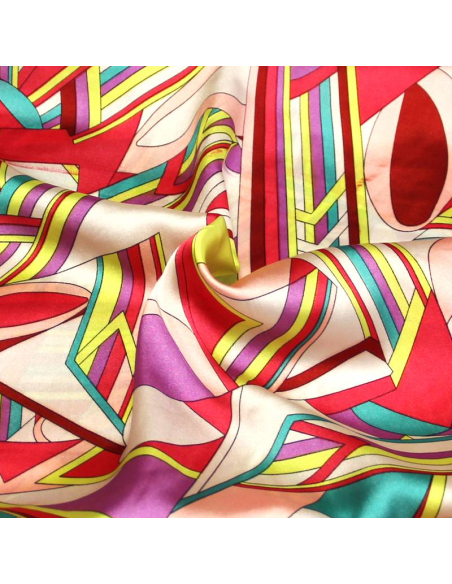 Satin de polyester - Délia ton rose