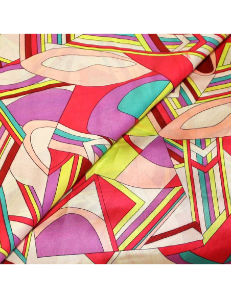 Satin de polyester - Délia ton rose