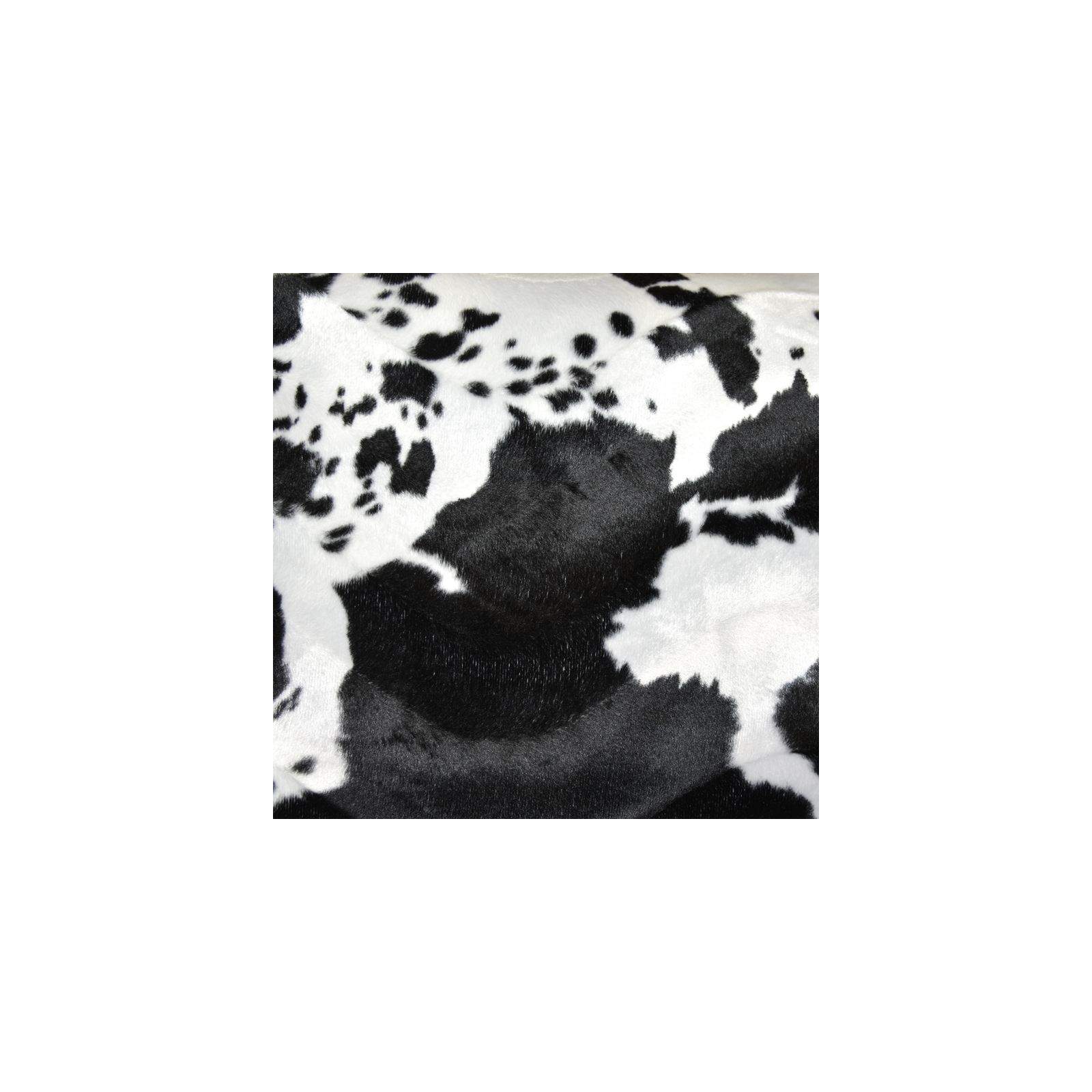 Fourrure Synthétique Vache noir et blanc