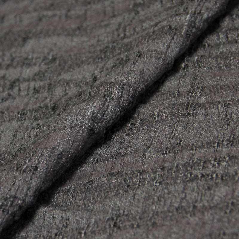 Tweed viscose & polyamide - Gris