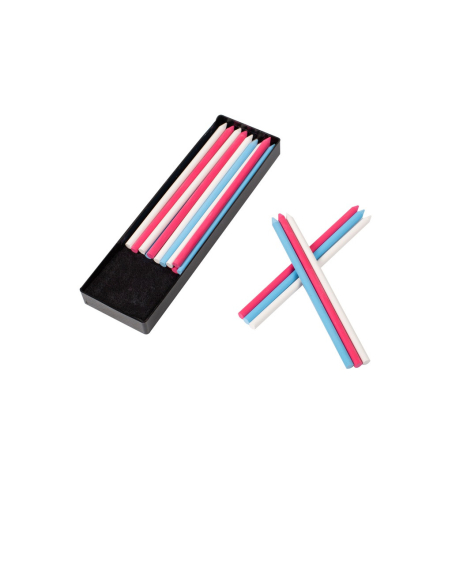 Recharge de 16 mines pour crayon craie (Assortiment de couleurs)