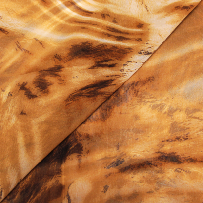 Foulard 100% soie - Motif effet pelage lion 2