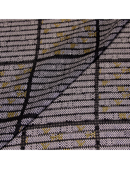 Mousseline jacquard - Grand carreau & triangle