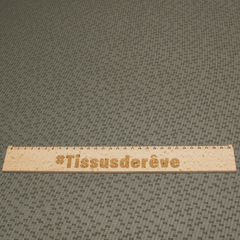 Mousseline piquée - Plumetis fond vert