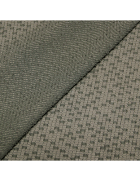 Mousseline piquée - Plumetis fond vert